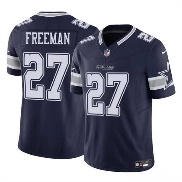 Youth Dallas Cowboys #27 Royce Freeman Navy 2023 F.U.S.E. Vapor Untouchable Limited Stitched Jersey Dzhi